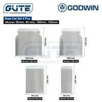 Gambar Kapi Cat / Kape Cat Set 4 Pcs Mirror Polished GODWIN Stainless Steel - Kapi Set 4 Pcs SS dari Gute Hardware Kota Surabaya 3 Tokopedia