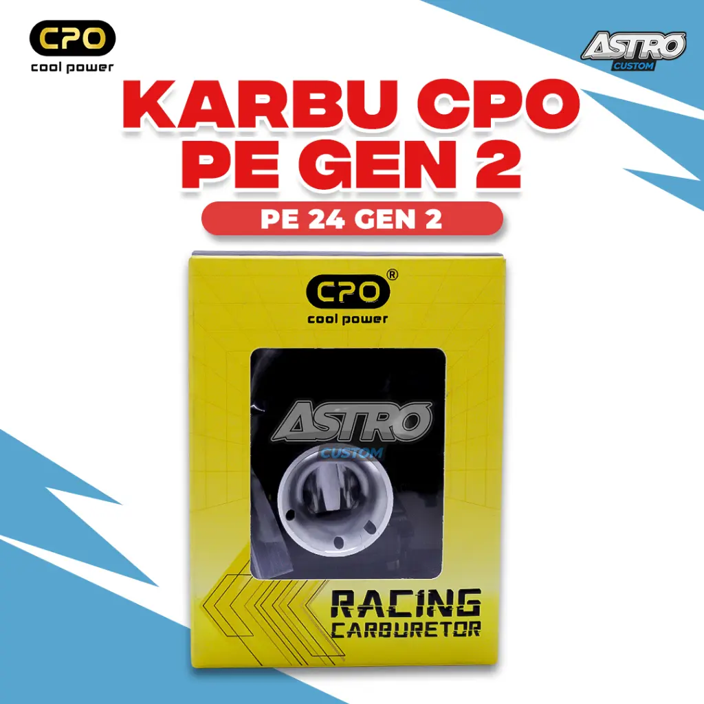 CPO Karburator GEN 2 PE 24 26 28 30 Black Series Skep Bronze Hyper Chrome New Upgrade Cool Power