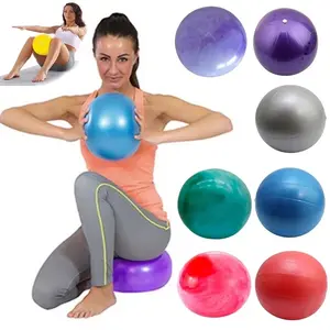 Bola Yoga Pilates 25cm Fitness Yoga Ball Exercise Gymnastic Fitness Pilates Ball Balance Exercise Gym Fitness Yoga Core Ball Indoor Training Yoga Ball