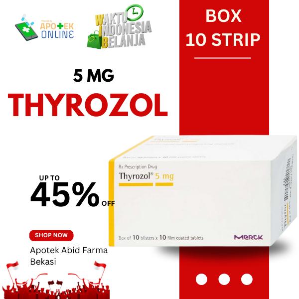 THYROZOL 5 MG STRIP 10 TABLET