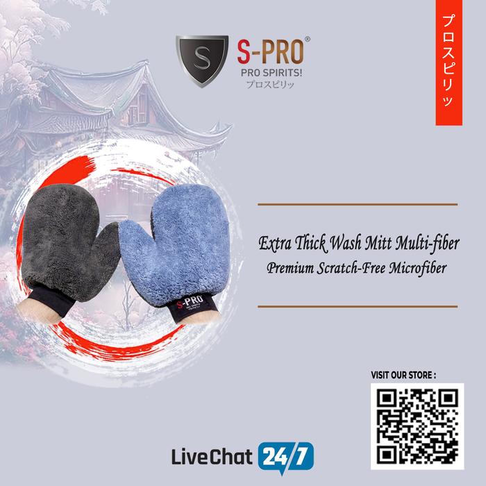 Gambar SARUNG TANGAN LAP CUCI MOBIL MOTOR WASH MITT MICROFIBER WASH AND WAX dari JAPANESE NANO COATING Kota Tangerang Tokopedia