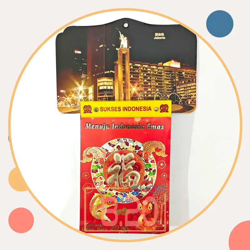 Set Kalender Sobek Harian Tahun 2025 Mini Board Jakarta / Kalender Jawa Arab China National / Khas Indonesia Emas / Wall Calender Chinesse 0