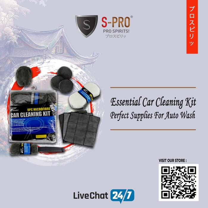 Gambar 9 PCS CAR WASH MICROFIBER KIT SET KAIN LAP CUCI MOBIL PREMIUM QUALITY dari JAPANESE NANO COATING Kota Tangerang Tokopedia