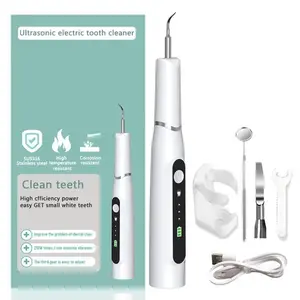 Alat Pembersih Karang Gigi Sonic Elektrik 1 Set 3 Modes Pembersih dan Perawatan