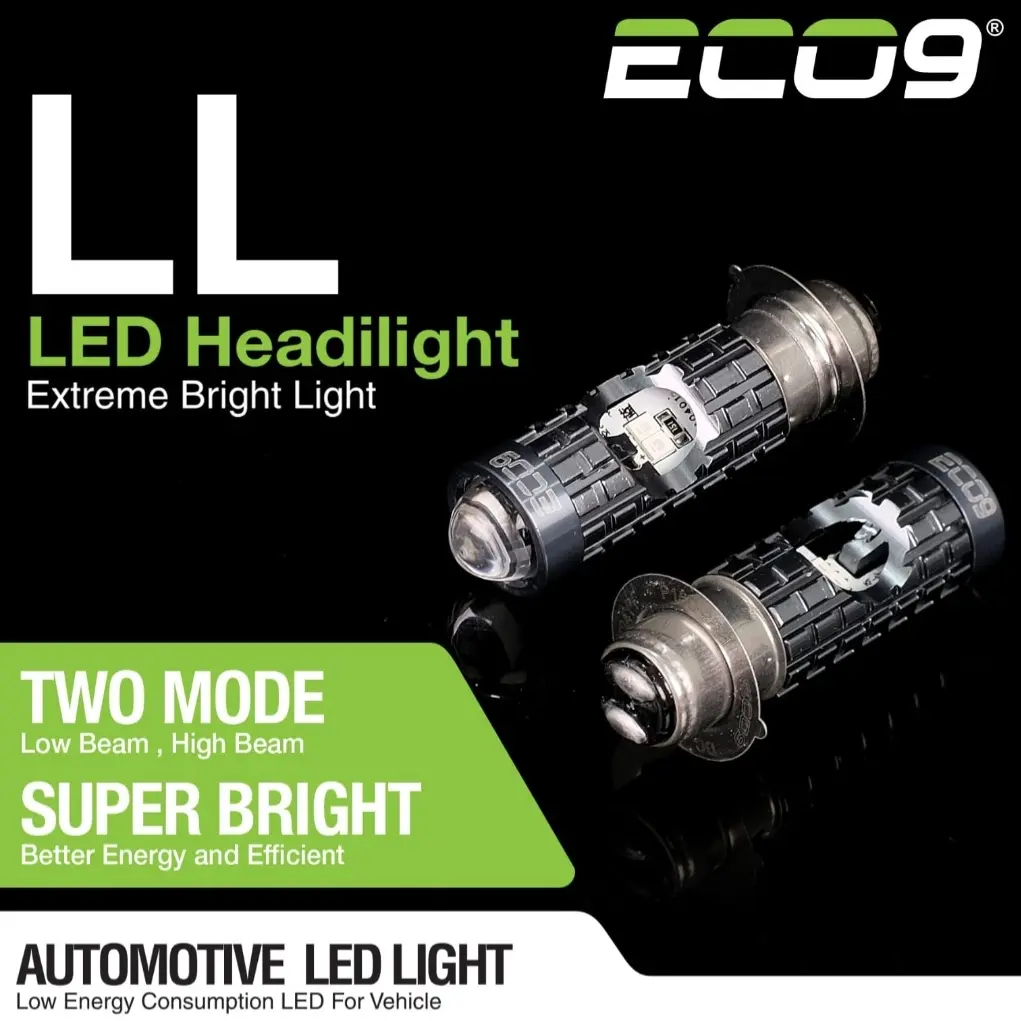 ECO9 Lampu LED Utama Motor PNP H6 Laser Ada Senja Eco9 Bebek Matic Super Terang Hi Low Universal H6 Dua Mode Cahaya Terang - Motorcycle