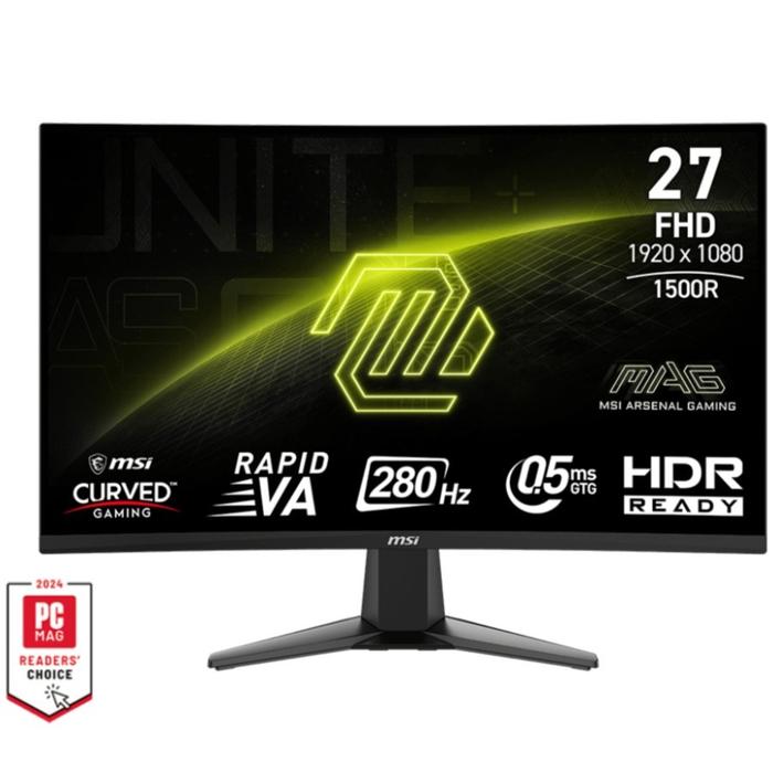 Gambar MSI MAG 276CXF 27 inch FHD VA 280Hz 0.5ms CURVED MONITOR dari distributorkomputer Kota Administrasi Jakarta Pusat Tokopedia