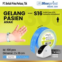 Gambar Gelang Pasien Anak Rumah Sakit 20x180 mm BLUEPRINT Medic 300 - Pink Biru - Cyan dari Blueprint Indonesia Kota Administrasi Jakarta Utara 1 Tokopedia