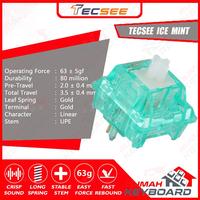 Gambar SWITCH - TECSEE - ICE MINT - 5 PIN - 63.5g - LINEAR - FACTORY LUBE dari Rumah-Keyboard Kota Administrasi Jakarta Barat 4 Tokopedia