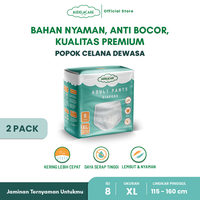 Gambar Audelacare Adult Pants Diapers / Popok Celana Dewasa - Size XL - 8 pcs (2 pack) dari Audelacare Indonesia Kab. Bekasi 1 Tokopedia