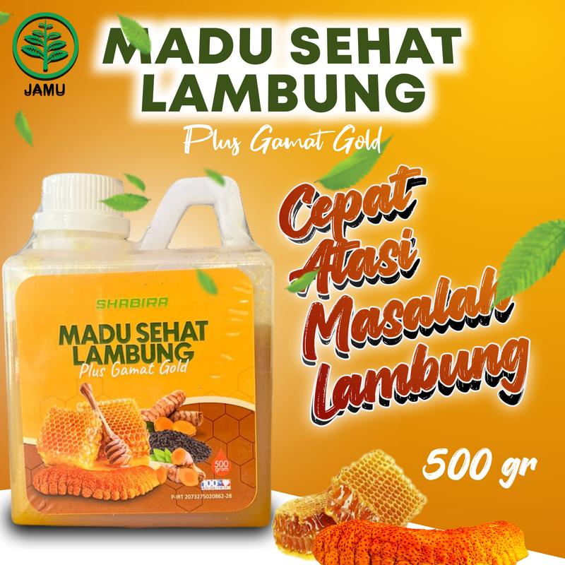 Madu Sehat Lambung Herbal 500gr Madu Asam Lambung - Maag dan Gerd - Obat Asam Lambung Ampuh 0