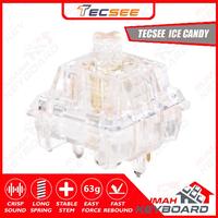 Gambar SWITCH - TECSEE - ICE CANDY - 5 PIN - 63.5g - LINEAR - FACTORY LUBE dari Rumah-Keyboard Kota Administrasi Jakarta Barat 5 Tokopedia