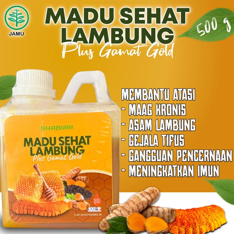 Madu Sehat Lambung Herbal 500gr Madu Asam Lambung - Maag dan Gerd - Obat Asam Lambung Ampuh 1