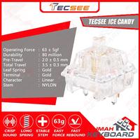 Gambar SWITCH - TECSEE - ICE CANDY - 5 PIN - 63.5g - LINEAR - FACTORY LUBE dari Rumah-Keyboard Kota Administrasi Jakarta Barat 4 Tokopedia