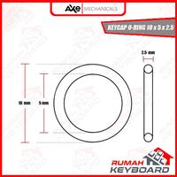Gambar SILICONE RUBBER - KEYCAP - O-RINGS - 40A - 8 x 5 x 1.5 mm - MECHANICAL dari Rumah-Keyboard Kota Administrasi Jakarta Barat 2 Tokopedia