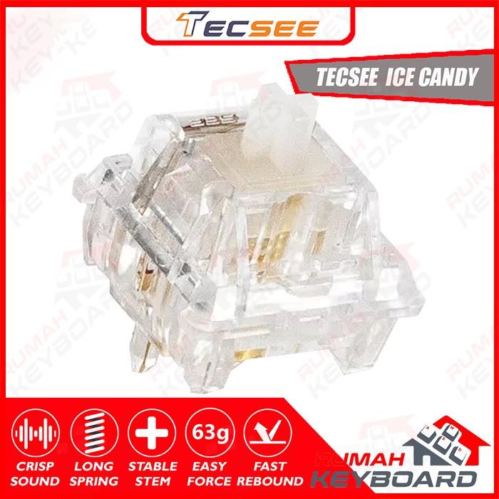 Gambar SWITCH - TECSEE - ICE CANDY - 5 PIN - 63.5g - LINEAR - FACTORY LUBE dari Rumah-Keyboard Kota Administrasi Jakarta Barat Tokopedia
