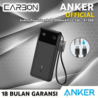 Gambar ANKER Powerbank Portable 10,000mAh 22.5W - A1388 - White dari Carbon Official Store Kota Administrasi Jakarta Pusat 1 Tokopedia