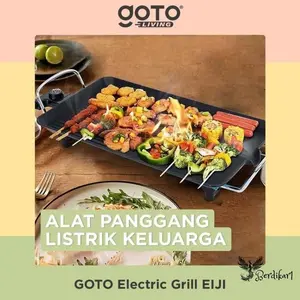 Berdika1- Goto Eiji Alat Pemanggang Electric Grill Pan BBQ Panggangan Listrik