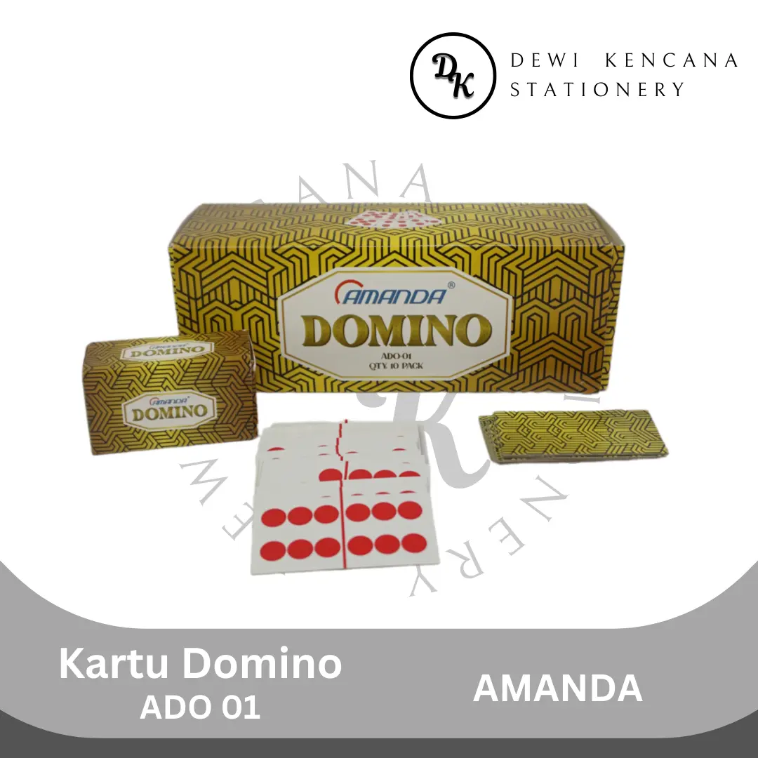 Kartu Domino Amanda / Kartu Gaple / Domino Card 1Pak isi 10pcs