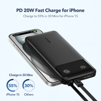 Gambar ANKER Powerbank Portable 10,000mAh 22.5W - A1388 - White dari Carbon Official Store Kota Administrasi Jakarta Pusat 3 Tokopedia
