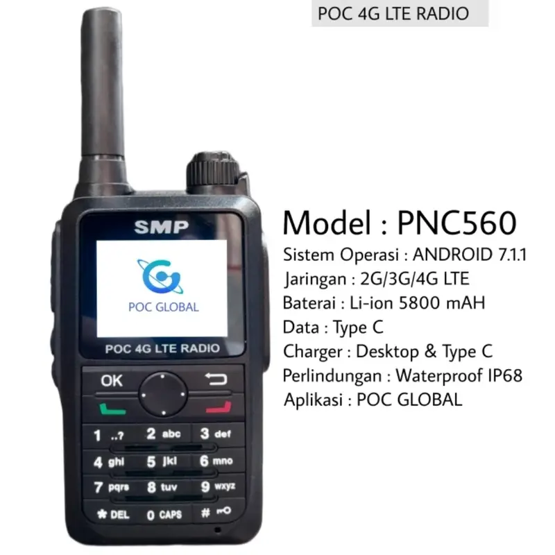 HT POC SMP PNC560 WATERPROOF IP68 FREE SIMCARD KUOTA INTERNET 1 BULAN ZELLO 1