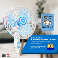 Gambar Kipas Angin Miyako KAS-1618 B PL / Kipas Angin Berdiri / Standfan miyako - KAS-1618KB PL dari Setia Mandiri Elektronik Kota Bekasi 3 Tokopedia