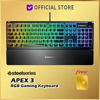 Gambar SteelSeries Apex 3 Mechanical Water resistant Gaming Keyboard Steel Series dari Dunia Mas Computer Kota Administrasi Jakarta Barat 1 Tokopedia