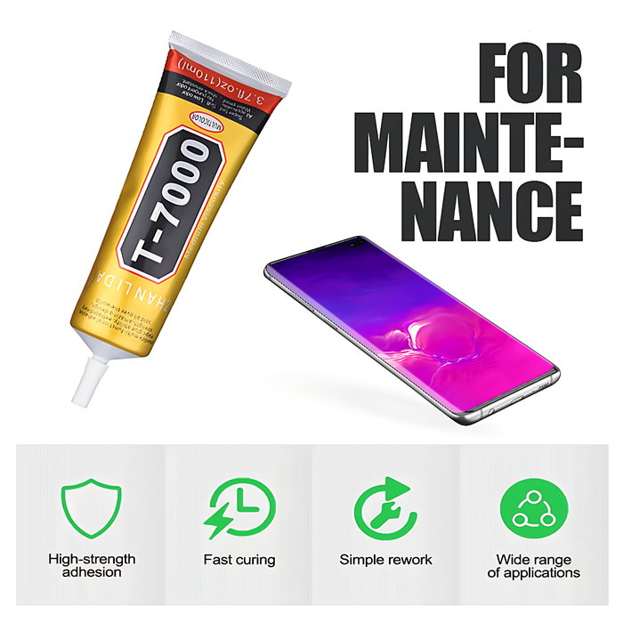 Gambar LEM TOUCHSCREEN T7000 110ML COLOR BLACK (WARNA HITAM) dari House Sparepart Kab. Tangerang Tokopedia