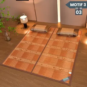 TIKAR LIPAT BAMBU TATAMI 160X200CM / TIKAR BAMBU ALAS KASUR - X2B2