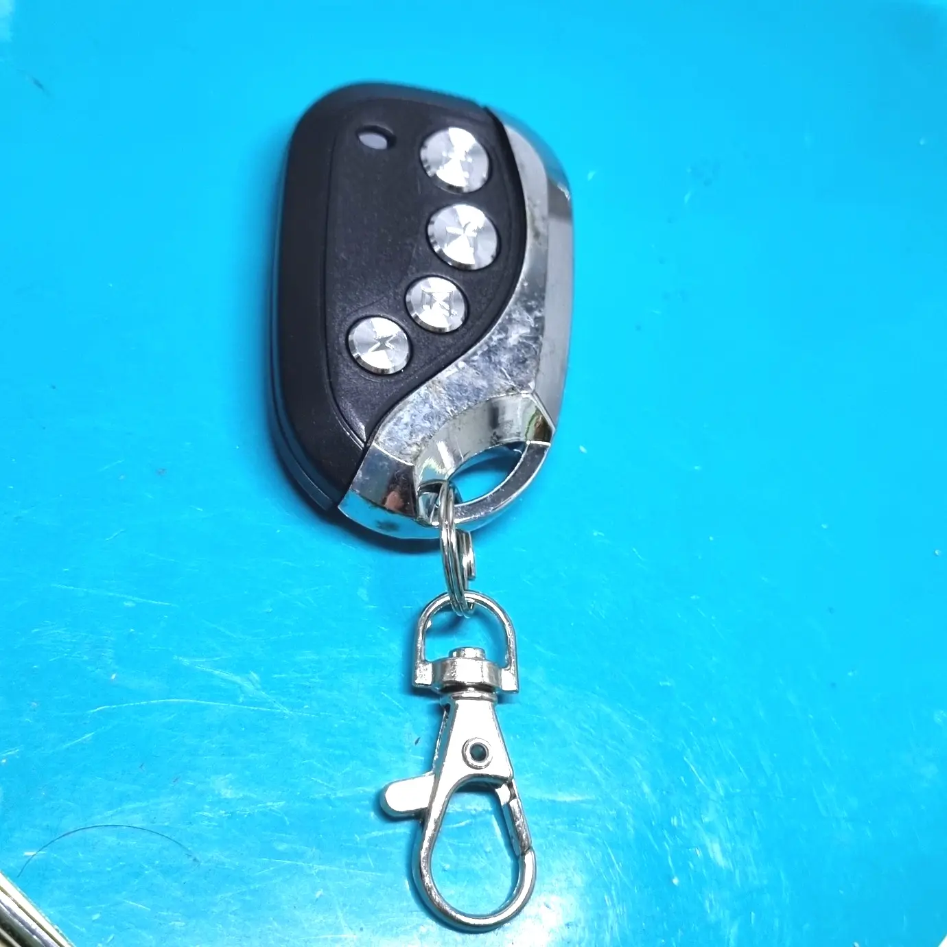 433MHz 4Keys Silver ABCD Stylish Clonning Remote Control