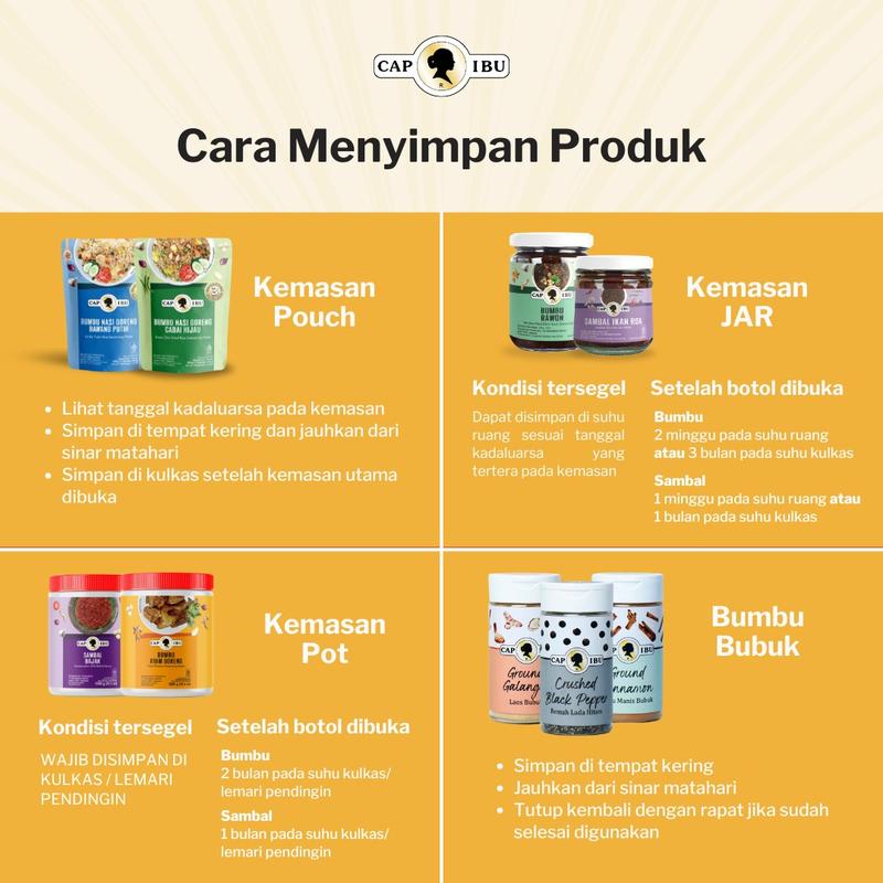 CAP IBU TER-HOT Bundling Sambal Geprek Sambal Bawang Sambal Terasi 4