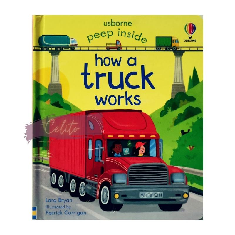 Usborne Peep Inside how a Truck works - Buku Anak - Buku Usborne book ...