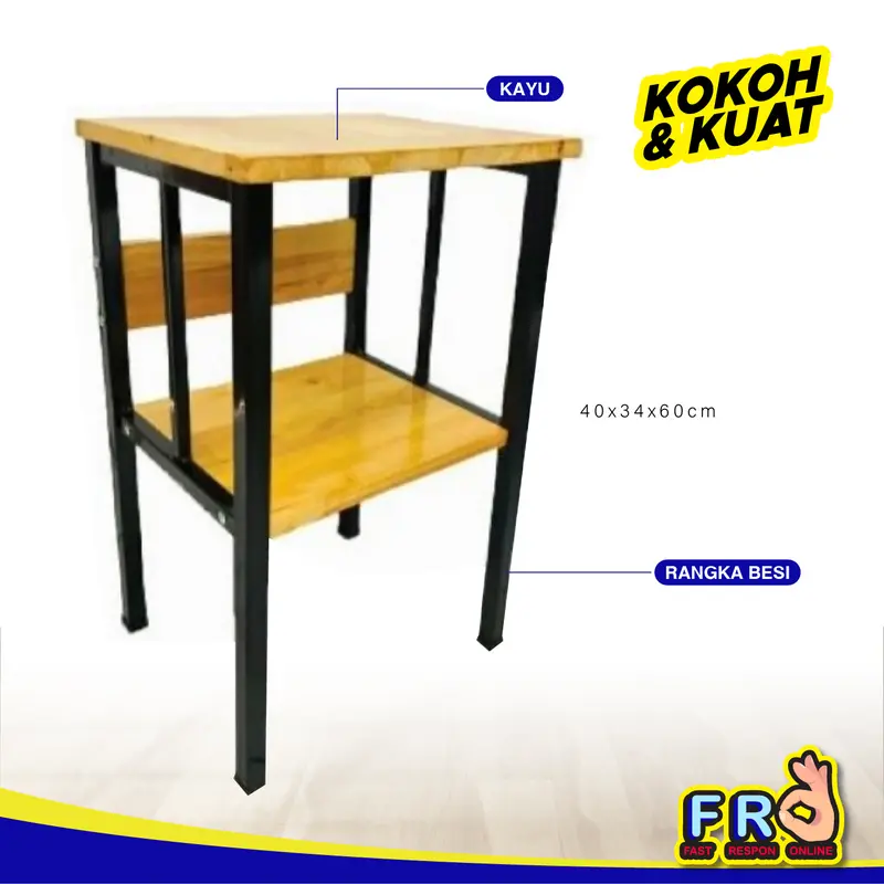 RAK DISPENSER/RAK SERBAGUNA/RAK KAYU/RANGKA BESI/RAK HIAS/RAK BUKU 2