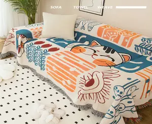 Penutup Sofa Jacquard Selimut Sofa Sofa Cover Selimut Dua Sisi