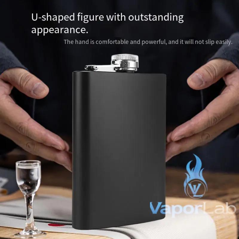 botol pipih stainless steel hip flask memo bottle anti karat 304 8