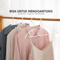 Gambar TP MUI Gantungan Baju Plastik Murah L01 Hanger Plastik Kuat Isi 5Pcs - Biru, 5PCS dari MUI INDO Kab. Tangerang 4 Tokopedia