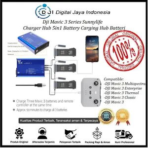 Dji Mavic 3 Charger Hub 5in1 - Sunnylife Dji Mavic 3 Classic Charging Hub 5in1 Batteri - Battery