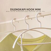 Gambar TP MUI Gantungan Baju Plastik Murah L01 Hanger Plastik Kuat Isi 5Pcs - Biru, 5PCS dari MUI INDO Kab. Tangerang 3 Tokopedia