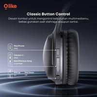 Gambar Olike H1S Titan Headphone Bluetooth 5.4 Wireless Bass Max HiFi - Black dari Starcomp Semarang Kota Semarang 4 Tokopedia