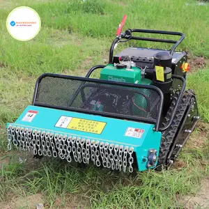 mesin potong rumput robotic lawn mower Remote control machine