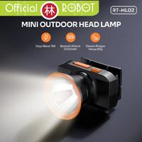 Gambar Robot RT-HL02 Mini Outdoor Head Light Senter Rechargeable Dimming & Strobe LED Lamp Outdoor Camping dari Liem Group Kota Administrasi Jakarta Barat 2 Tokopedia