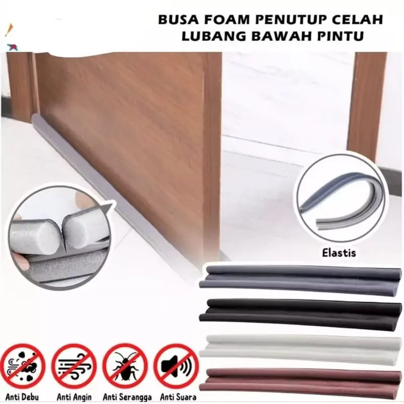 Busa Penutup Celah Lubang Bawah Pintu / Sponge Penghalang Binatang Debu Angin