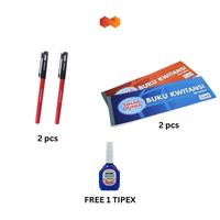 Gambar Bundling Ballpoint Boxy Merah dan Buku Kwitansi dari Nawadwipa Kota Denpasar 1 Tokopedia