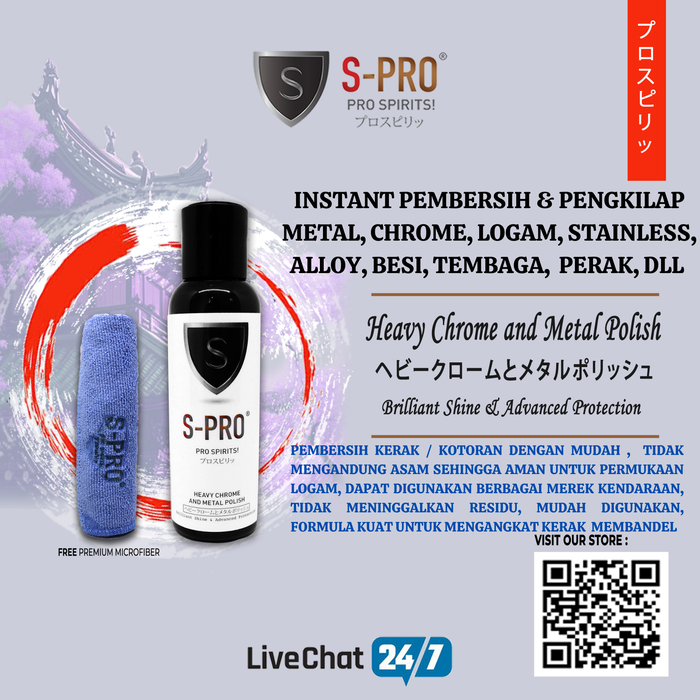 Gambar CHROME POLISH PENGKILAP PEMBERSIH KARAT KERAK KROM STAINLESS REMOVER dari JAPANESE NANO COATING Kota Tangerang Tokopedia