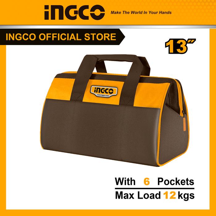 Gambar TAS PERKAKAS JINJING 13" 6-KANTONG SS INGCO - HTBG281328 dari INGCO INDONESIA Kota Administrasi Jakarta Pusat Tokopedia