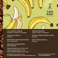 Gambar Colombia Jairo Arcila Honey Banana 100 gr - BIJI dari Tadi Pagi Coffee Roastery Kota Depok 3 Tokopedia