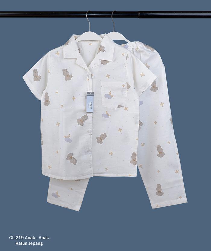 Gambar GREET NIGHT WEAR - Piyama Anak Perempuan Katun Jepang Model : GL- PP 3 - GL-219, SIZE 4 dari greetnightwear Kota Administrasi Jakarta Utara 5 Tokopedia
