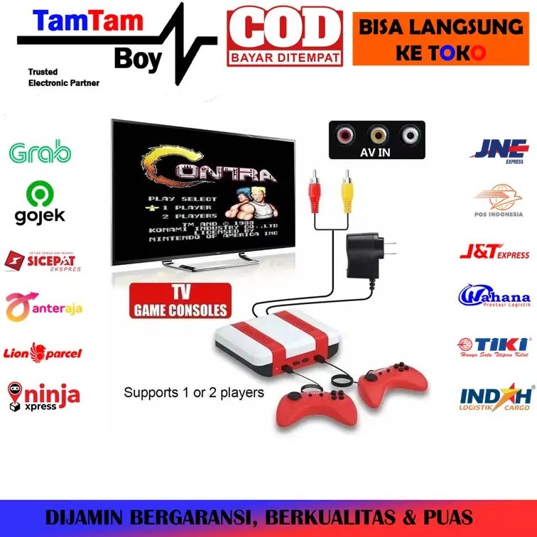 Video Game Retro Classic Mini Red White Edition 620 in 1 Built In Games RCA AV Output HD Gamebox