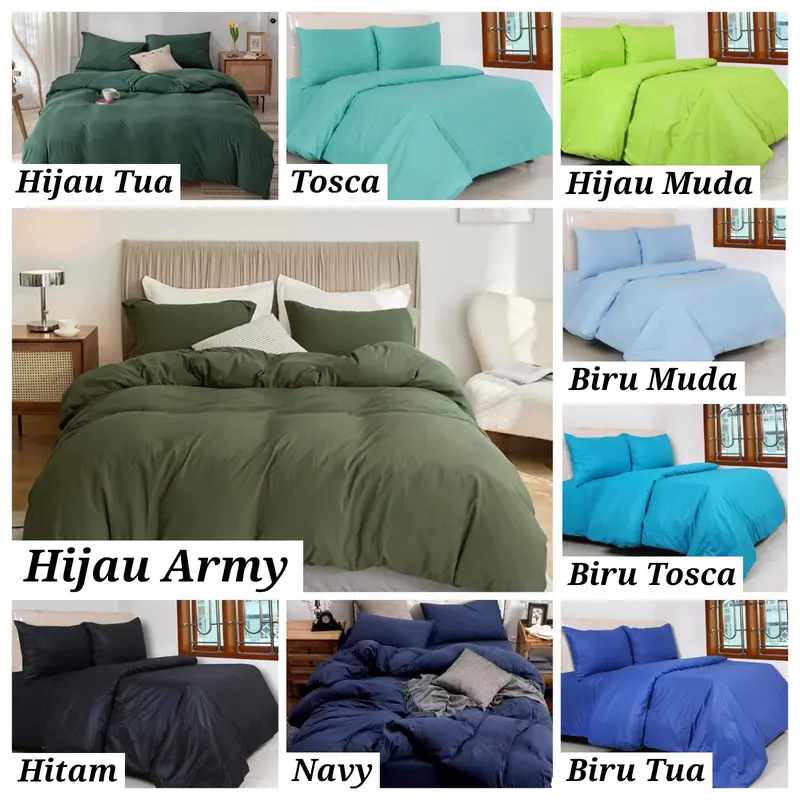 Bed Skirt Katun Aneka Ukuran & Warna 2