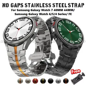 Strap Stainless Steel For Samsung Galaxy Watch 6 40 44 43 47MM Watch 5 4 Samsung Galaxy Watch 7 40MM 44MM