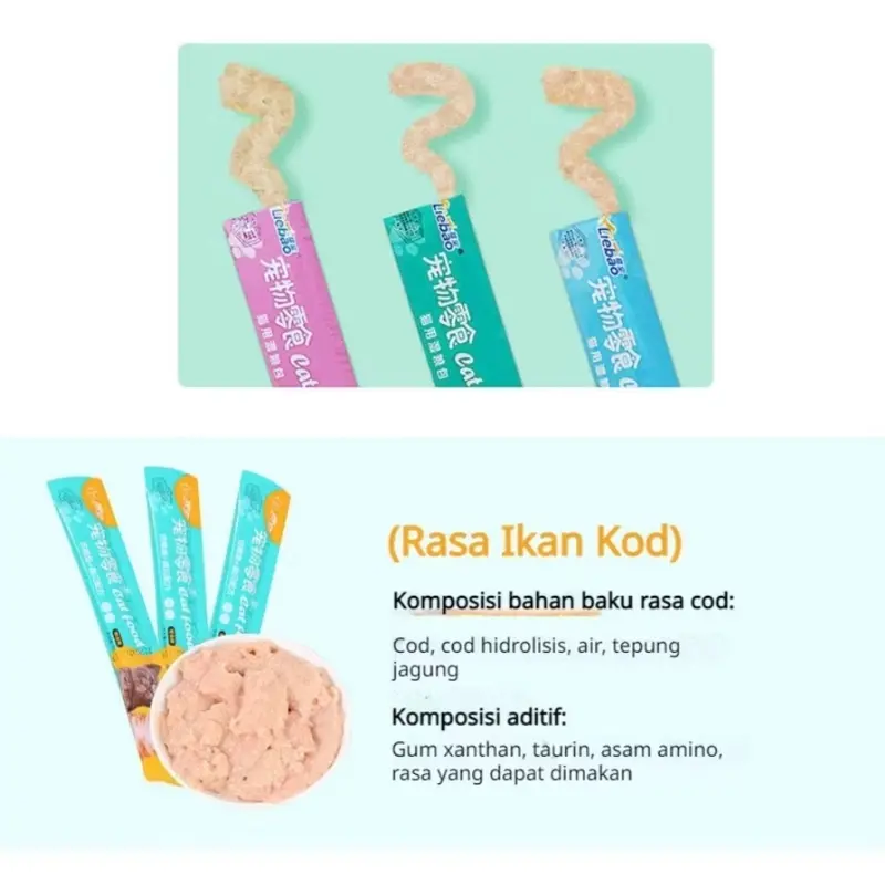 Snack Makanan Kucing Berkualitas Bernutrisi Termurah Promo 3